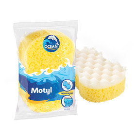Губка  Ocean Motyl массажная 
