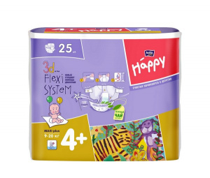 дет. подгузники Happy Maxi Plus 25 шт., вес 9-20 кг дет. подгузники Happy Maxi Plus 25 шт., вес 9-20 кг