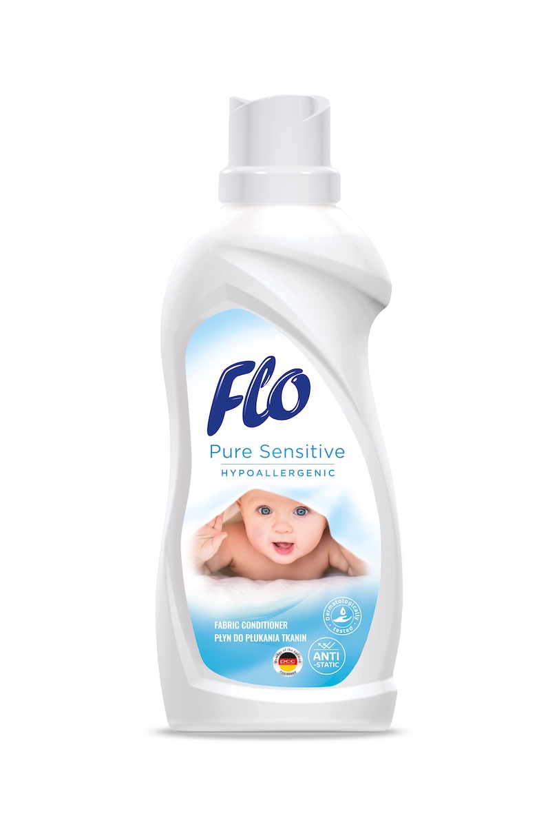 Ополаскиватель для белья FLO Pure Sensitive 1 л. Ополаскиватель для белья FLO Pure Sensitive 1 л.