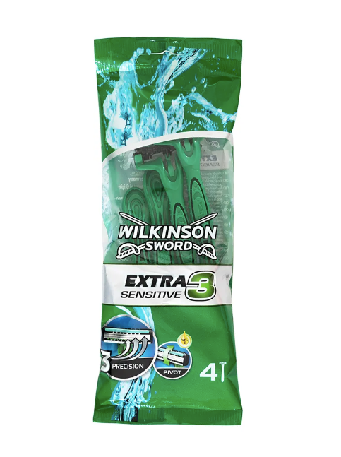 Wilkinson Sword одноразовый станок Extra3 Essentials 3 шт в упаковке