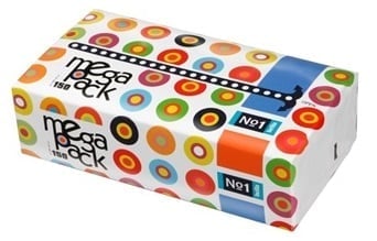 Платочки универсальные, вытяжные Bella №1 Mega Pack 100+50шт.