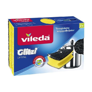 VILEDA Губка Glitzi для кастрюль 2 шт VILEDA Губка Glitzi для кастрюль 2 шт