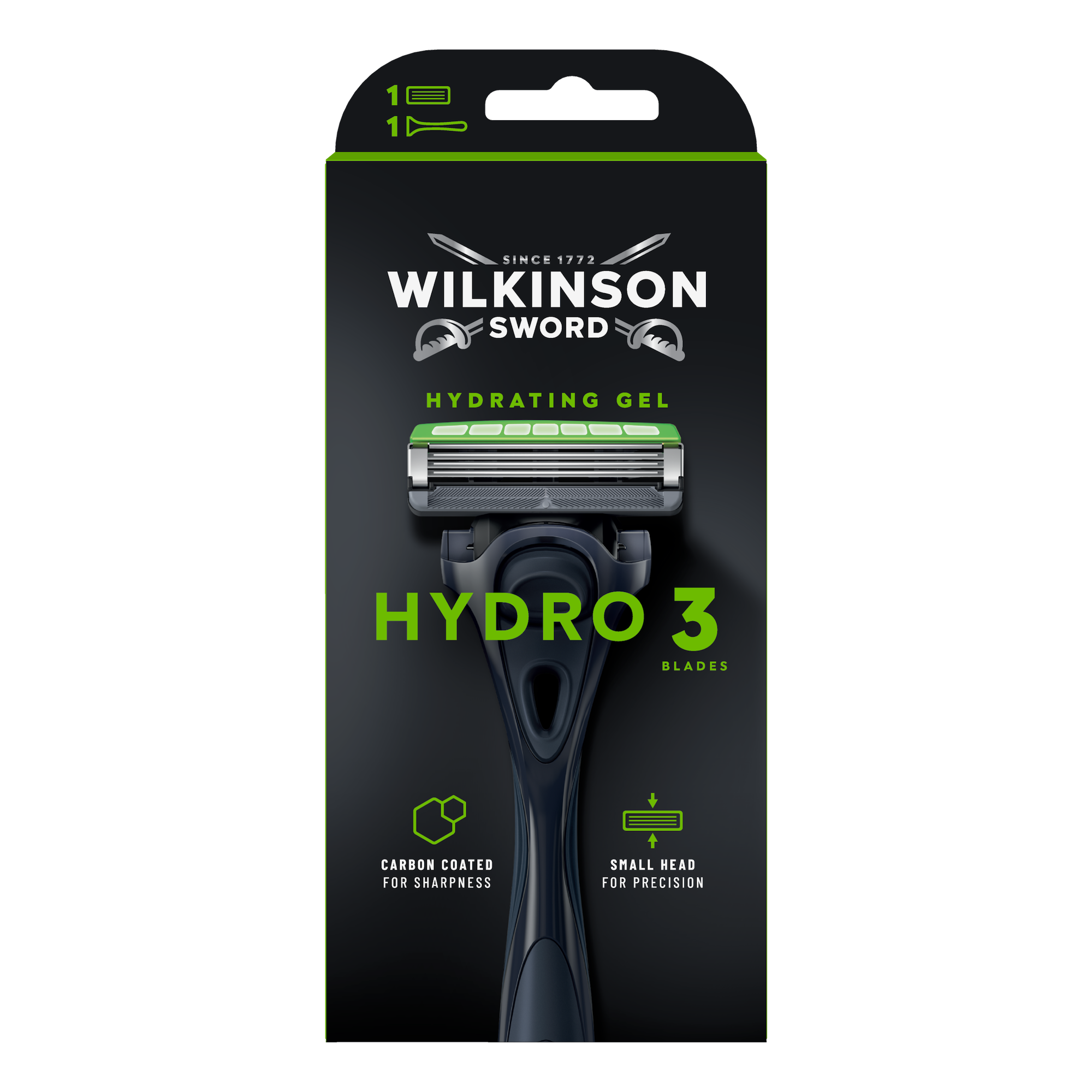 Wilkinson Sword Hydro 3 станок для бритья+ 1 сменная кассета NEW