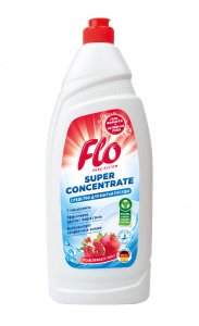 FLO PURE концентрированная жидкость для мытья посуды POMEGRANATE  900ml FLO PURE концентрированная жидкость для мытья посуды POMEGRANATE  900ml