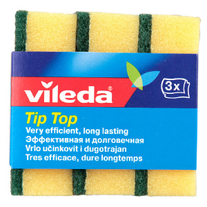 Губка классическая VILEDA Tip top, 3 шт. Губка классическая VILEDA Tip top, 3 шт.