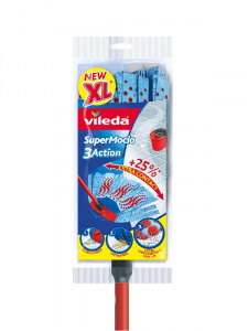 Насадка Vileda  для швабры 3 Экшн Насадка Vileda  для швабры 3 Экшн