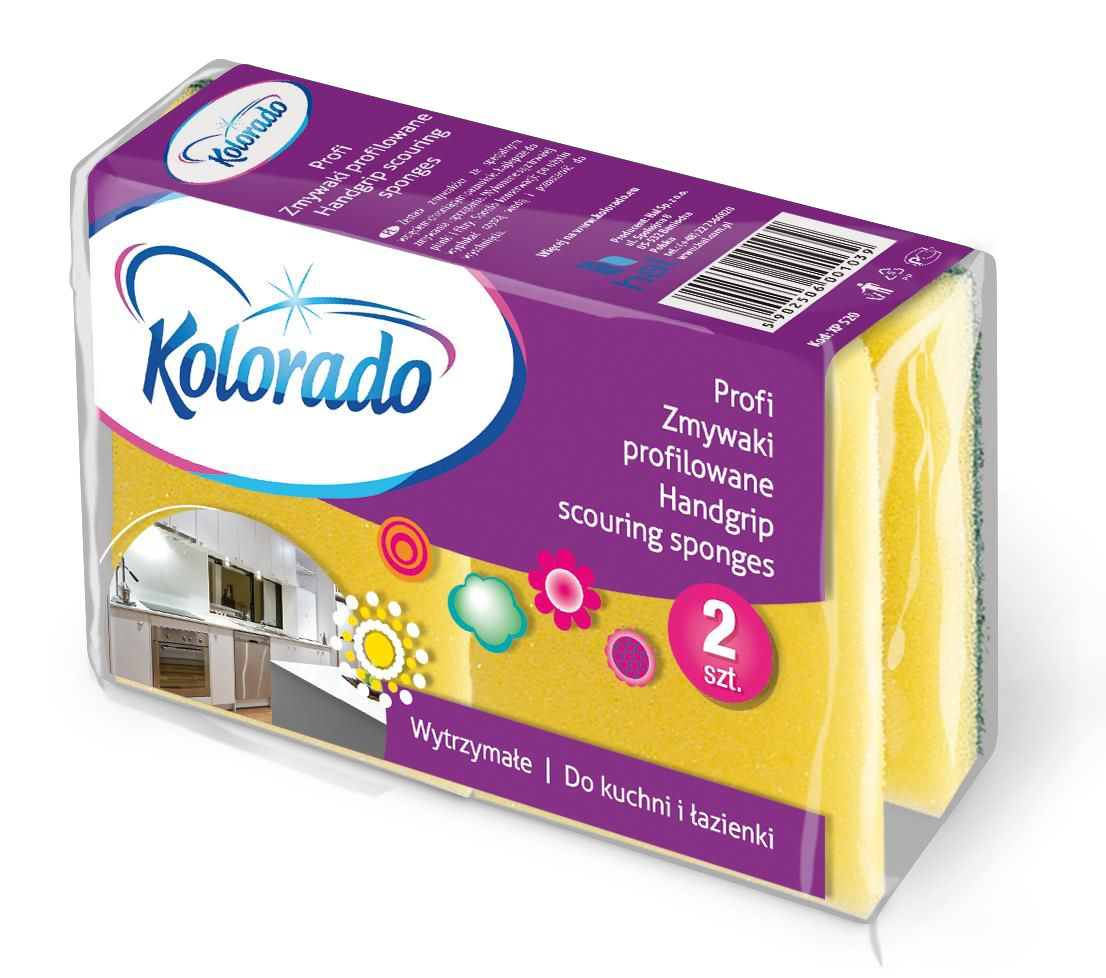 Kolorado губка кухонная профилированная Profi 2 шт