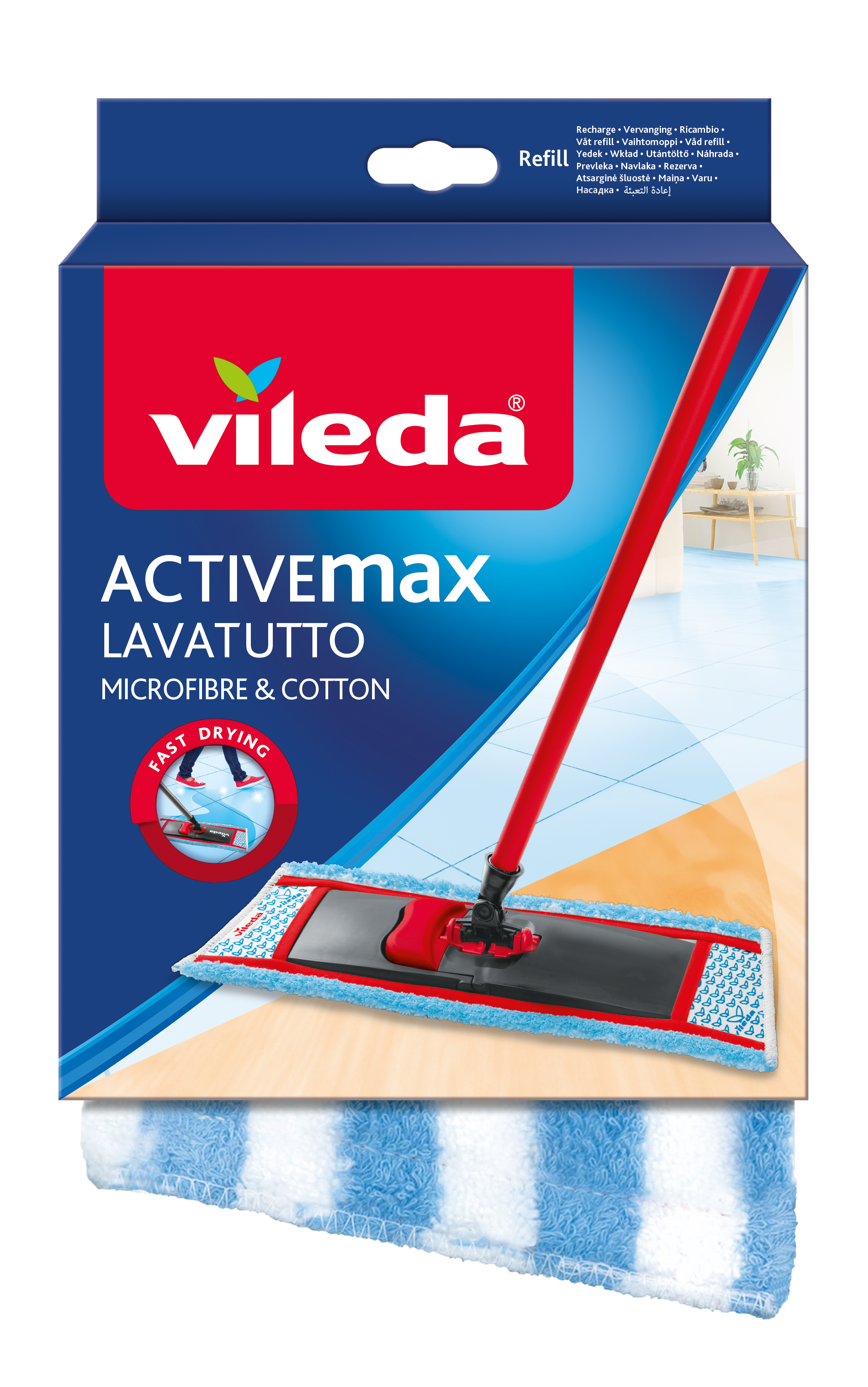 Насадка для швабры ACTIVE-MAX VILEDA, 1 шт.