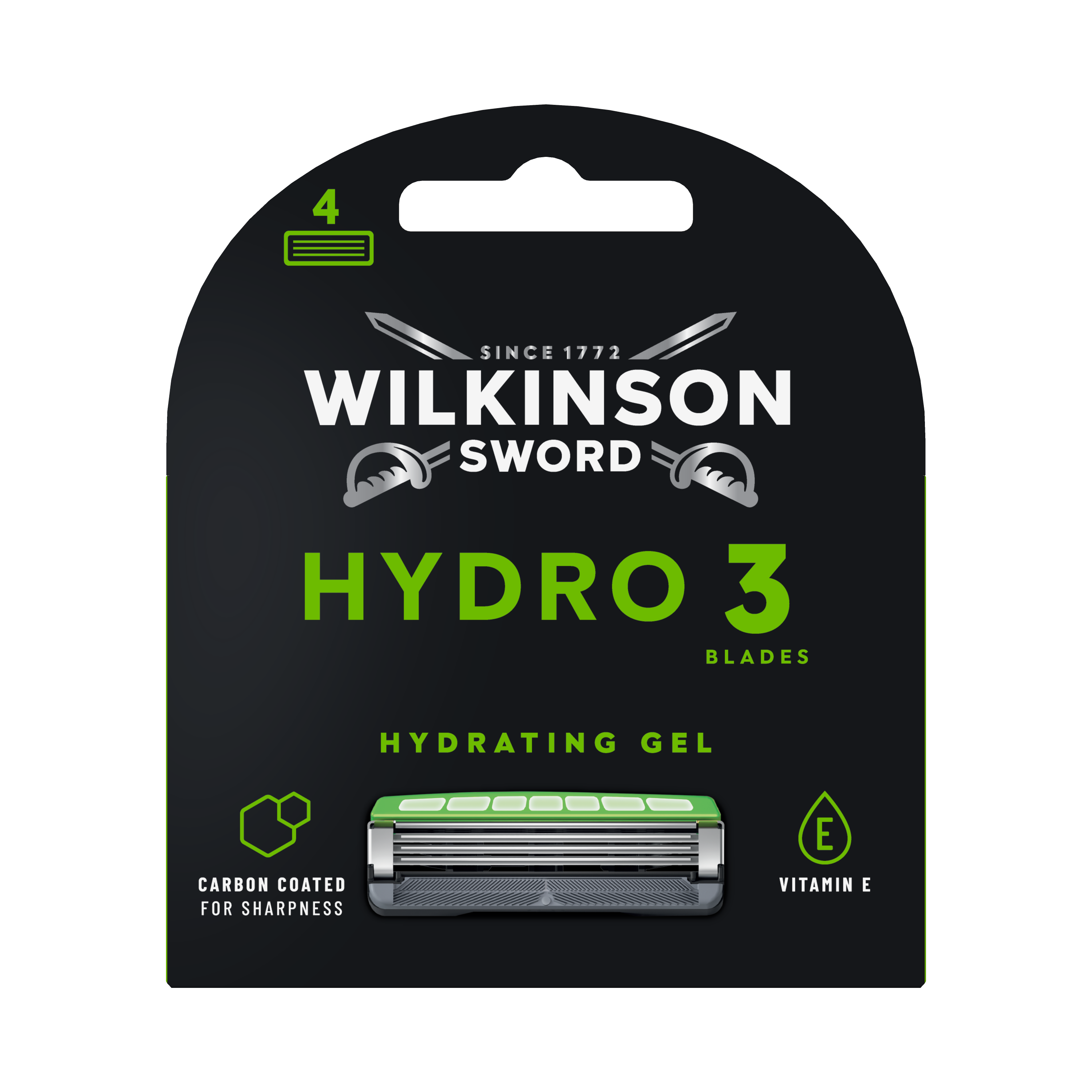 Wilkinson Sword Hydro 3 сменные кассеты 4 шт