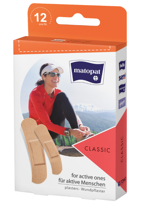"Matopat" Наборы пластырей Classic по 12 шт. "Matopat" Наборы пластырей Classic по 12 шт.