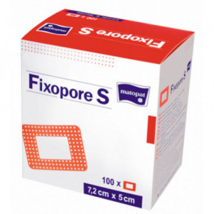 Повязка стерильная, нетканная Matopat Fixopore 5см х 7,2см  - 100шт.