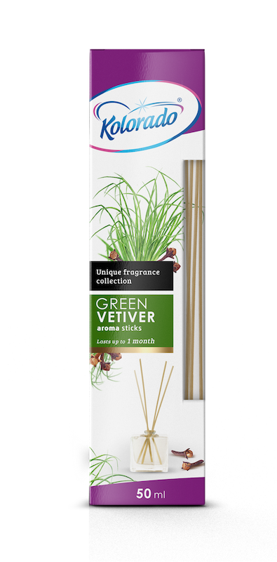 Kolorado Aroma Sticks  аромадиффузор 50 мл., Green Vetiver