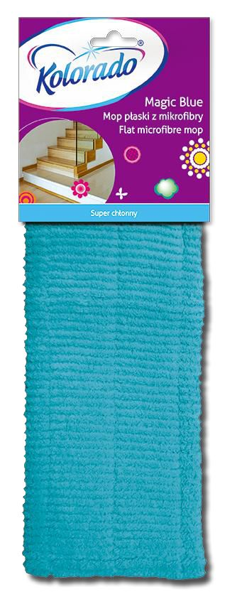 Kolorado насадка плоская из микрофибры для мопа Magic Blue
