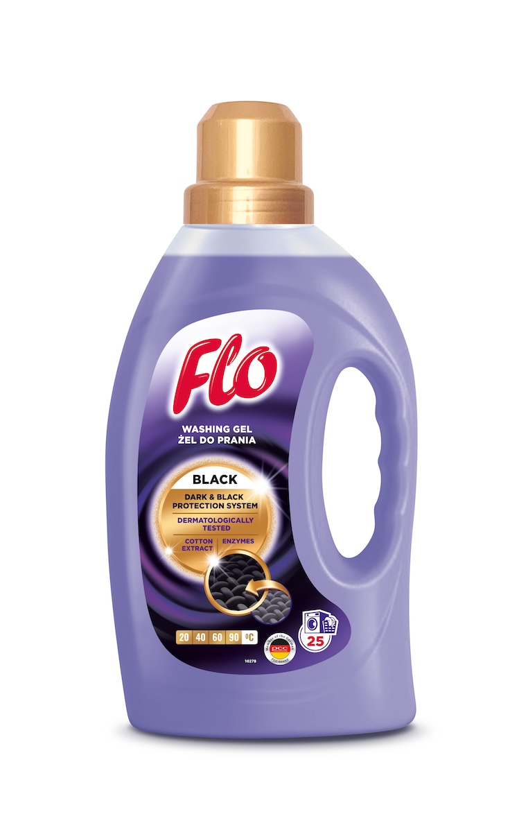 Жидкость для стирки темных и черных тканей FLO Black 1 л.