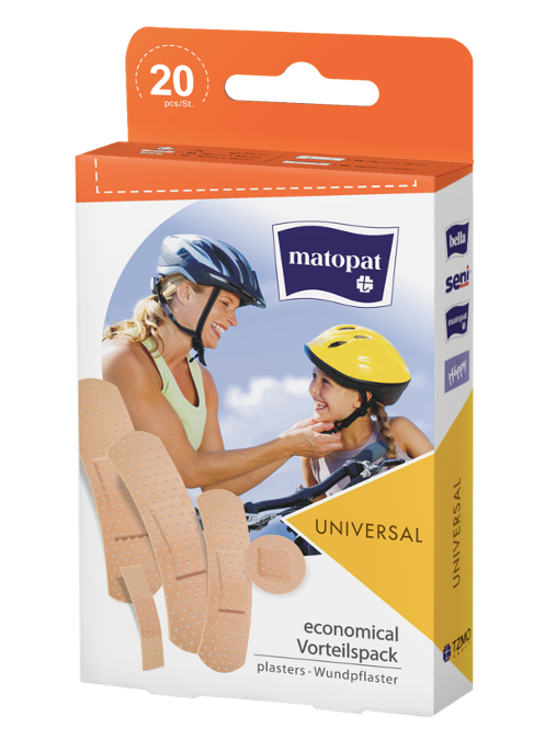 "Matopat" Наборы пластырей Universal по 20 шт. "Matopat" Наборы пластырей Universal по 20 шт.