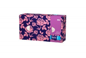 Платочки бумажные  "Bella №1" универсальные двухслойные 150 шт. микс 3 дизайна