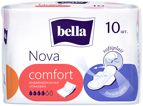 Классические прокладки Bella Nova Komfort 10 шт.