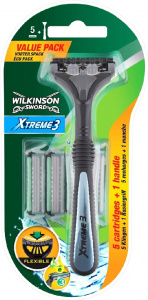 Станок для бритья  Wilkinson Sword Xtreme3 с 5 сменными кассетами