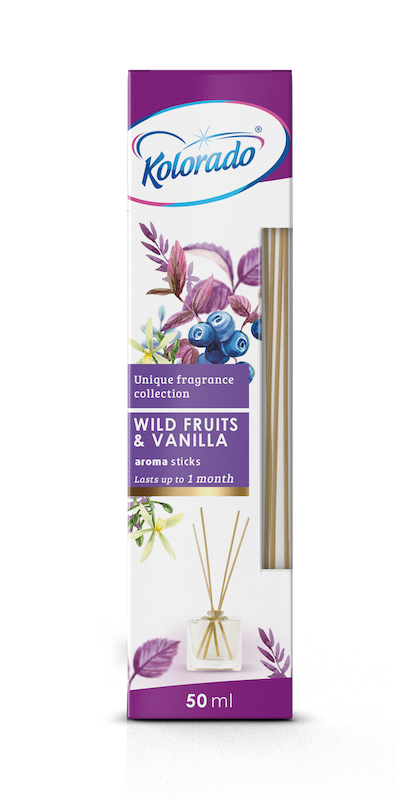 Kolorado Aroma Sticks  аромадиффузор 50 мл., Wild fruits @ Vanilla