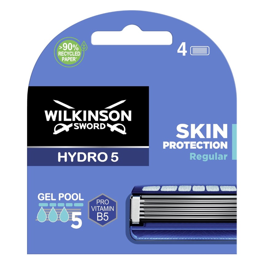 Wilkinson Sword Hydro 5 сменные кассеты 4 шт
