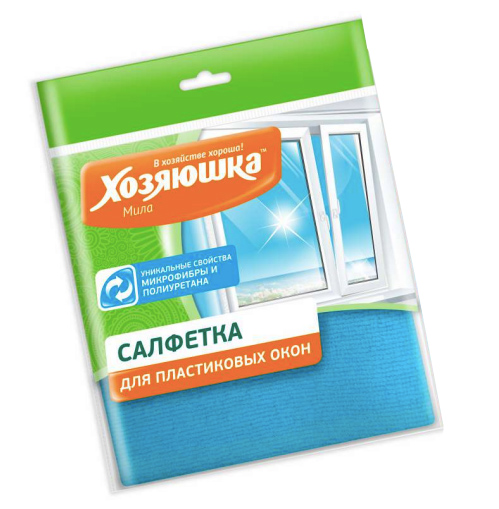 "ХОЗЯЮШКА Мила" салфетка для пластиковых окон, микрофибра 250 гр/м2, 30*30 см, 1 шт. "ХОЗЯЮШКА Мила" салфетка для пластиковых окон, микрофибра 250 гр/м2, 30*30 см, 1 шт.