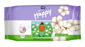 Влажные салфетки Bella Baby Happy c хлопком и шелком 64 шт. Влажные салфетки Bella Baby Happy c хлопком и шелком 64 шт.