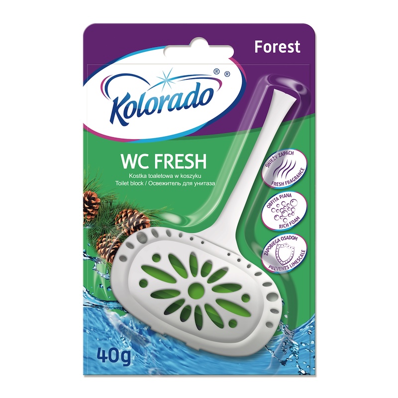 Kolorado  WC Fresh Туалетный блок 40 г., Сосна