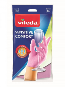 Перчатки VILEDA Sensitive Comfort S Перчатки VILEDA Sensitive Comfort S