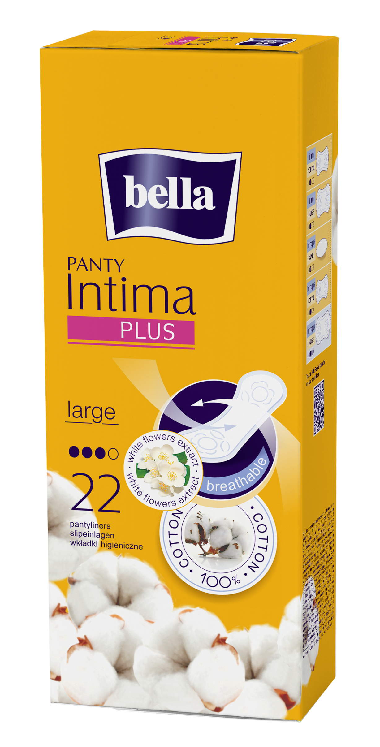 Ультратонкие ежедневки Bella Panty Iintima Plus Large 22 шт.