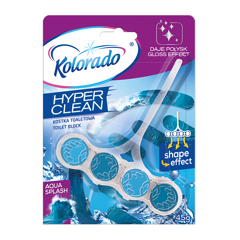 Kolorado туалетный блок Hyper Clean 45 г., Aqua Splash