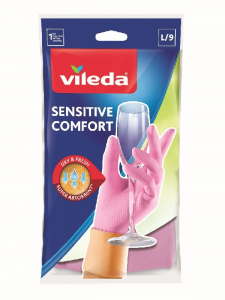 Перчатки VILEDA Sensitive Comfort L Перчатки VILEDA Sensitive Comfort L