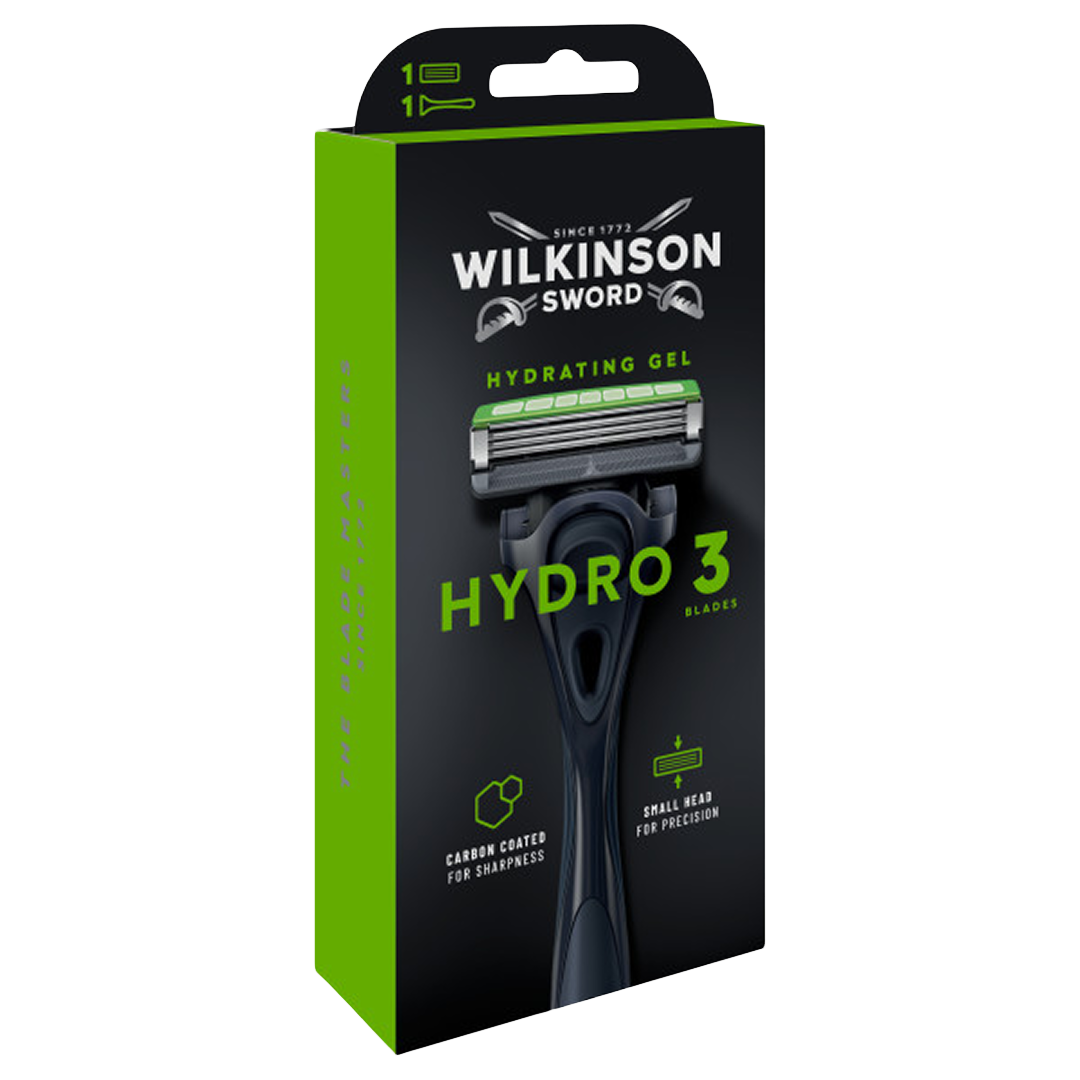 Wilkinson Sword Hydro 3 станок для бритья+ 1 сменная кассета фотография товара