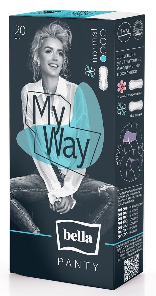 Ультратонкие ежедневки Bella Panty My Way Sensitive 20 шт.