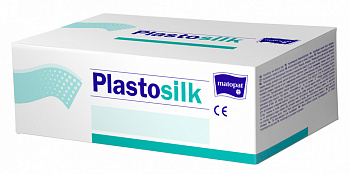 Пластырь  гипоаллергенный фиксирующий Matopat Plastosilk 5смх9,14м/5шт. шелковый