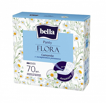 Классические ежедневки Bella Panty Flora Camomile 70 шт.