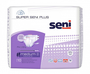 Урологические подгузники Super Seni Plus Medium 10 шт.