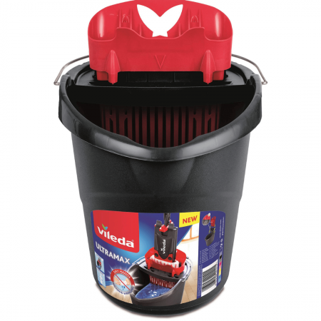 VILEDA ведро Ultramax с отжимом для швабры 12 л фотография товара