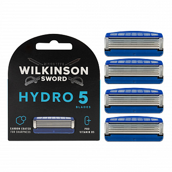 Wilkinson Sword Hydro 5 сменные кассеты 4 шт