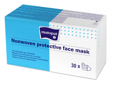 Маска Matopat гигиеническая 3-х слойная 30шт. фотография товара