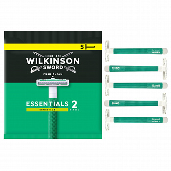 Одноразовый станок Wilkinson Sword Extra Essential 2 Sensitive for Men 5 ш
