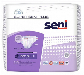 Урологические подгузники Super Seni Plus Small 10 шт.