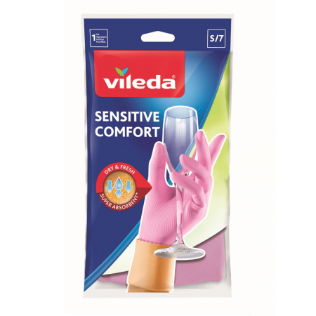 Перчатки VILEDA Sensitive Comfort S фотография товара