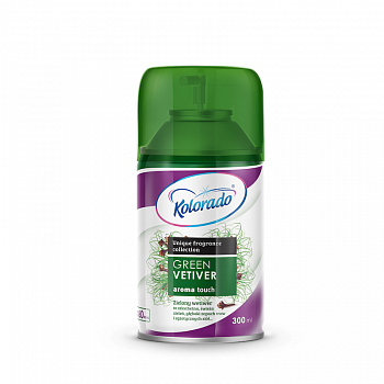 Kolorado  Aroma Touch запаска для автомат. освеж. 300 мл., Green Vetiver