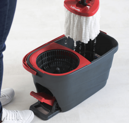 изображение Набор для уборки Turbo Smart VILEDA (швабра-ведро) Набор для уборки Turbo Smart VILEDA (швабра-ведро) фотография товара