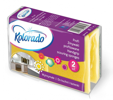 Kolorado губка кухонная профилированная Profi 2 шт фотография товара