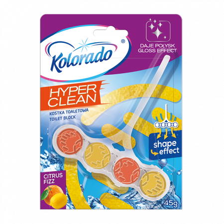 Kolorado туалетный блок Hyper Clean 45 г., Citrus Fizz фотография товара