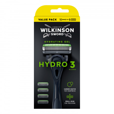 Wilkinson Sword Hydro 3 станок для бритья+ 5 сменных кассет фотография товара