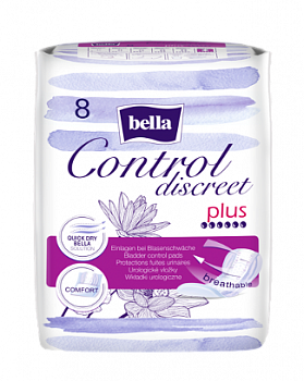 Урологические прокладки Bella Control Discreet plus по 8 шт.