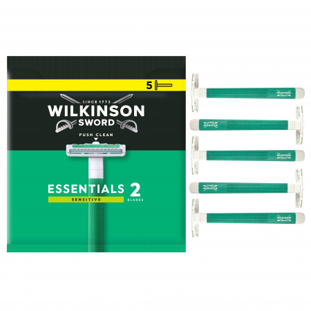 Одноразовый станок Wilkinson Sword Extra Essential 2 Sensitive for Men 5 ш фотография товара