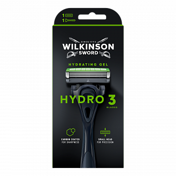 Wilkinson Sword Hydro 3 станок для бритья+ 1 сменная кассета NEW